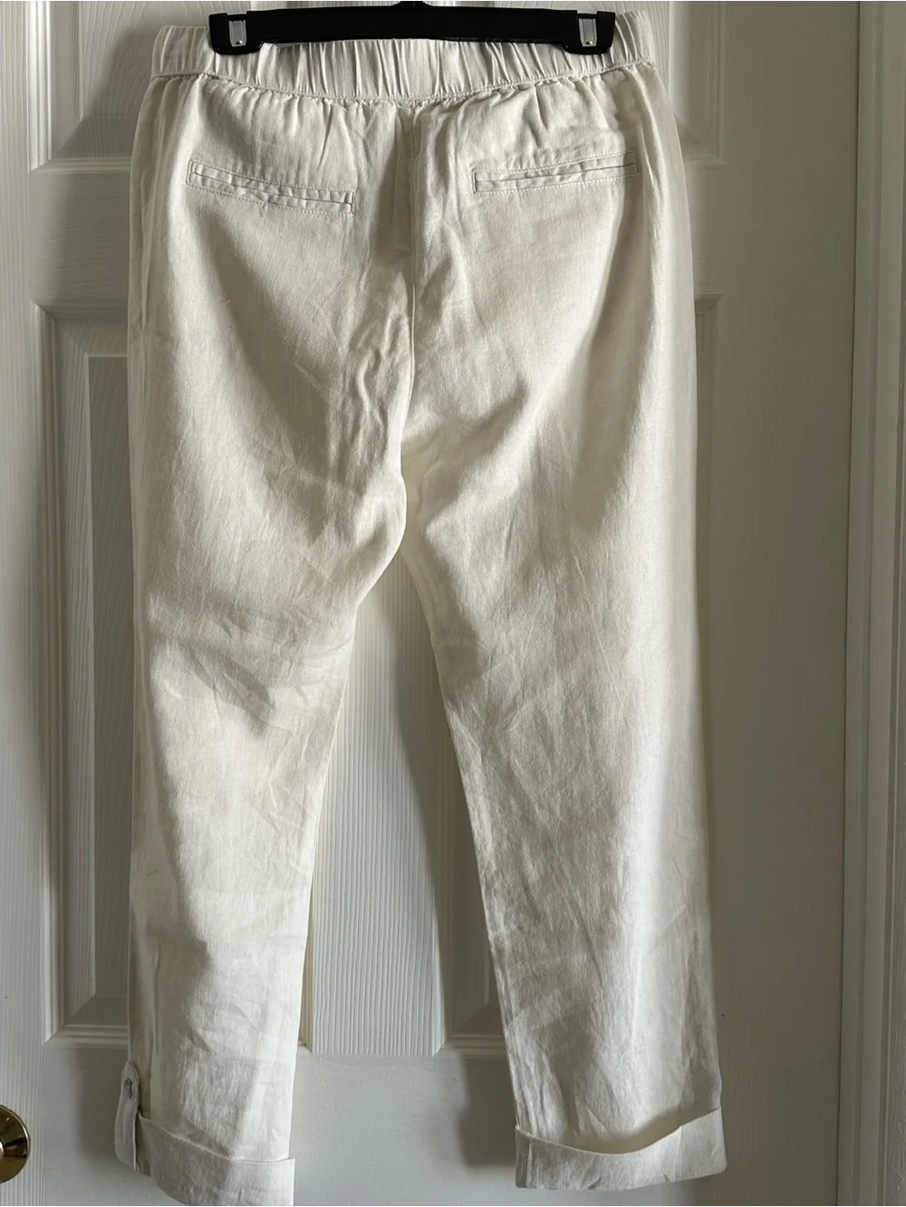 Women’s Roxy White/Off-White Drawstring Pants - Picture 2 of 5